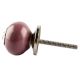 Solid Purple Small Ceramic Drawer Knob